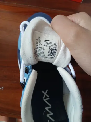 Nike React Zapatillas Azul Blanco