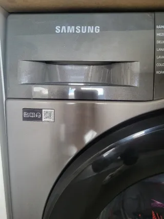 Lavadora Samsung 9 kg Negra WW90TA046AX/EC