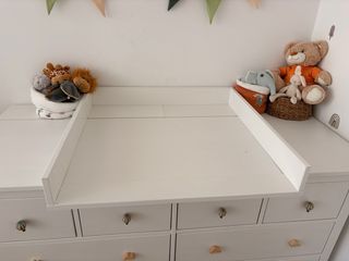 Adaptador cambiador bebé blanco