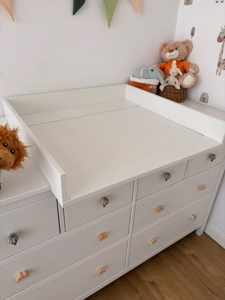 Adaptador cambiador bebé blanco