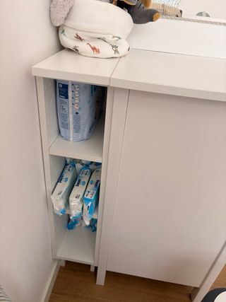 Adaptador cambiador bebé blanco