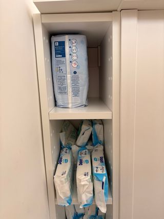 Adaptador cambiador bebé blanco