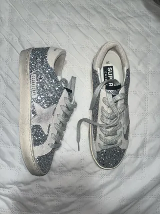 Zapatillas Golden Goose Glitter Super star Talla 3