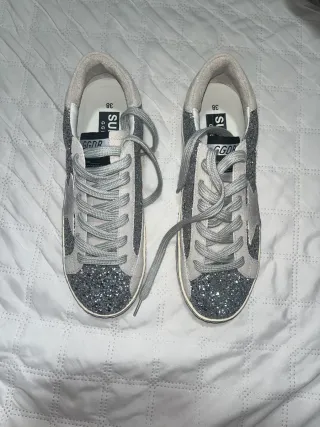 Zapatillas Golden Goose Glitter Super star Talla 3