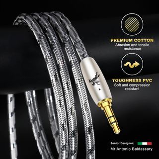 Impeto Cable Audio Jack 3.5 Macho Macho HiFi estér