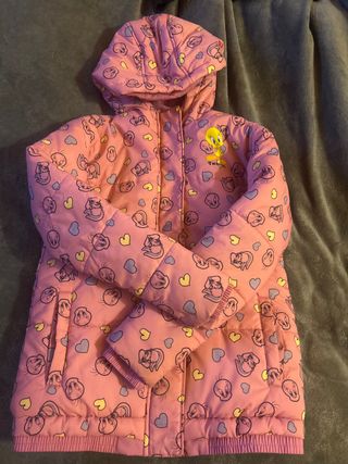Abrigo chaqueta piolin niña Tweety 8 años
