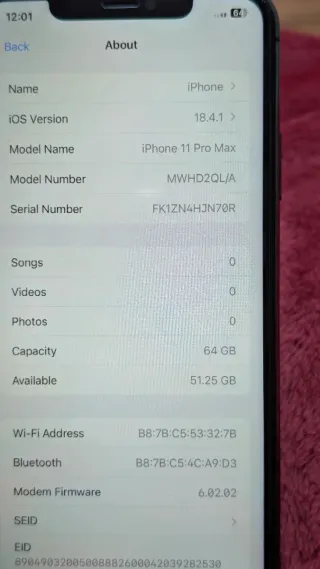 iPhone 11 Pro Max Space Gray