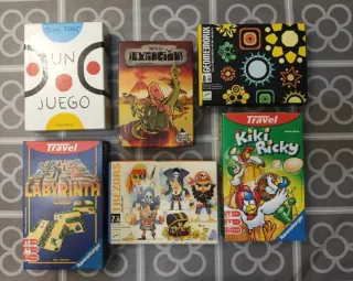 Lote 6 juegos de mesa familiares.