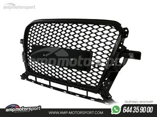 PARRILLA DELANTERA PARA AUDI Q5 2012-2015 NEGRO BRILLO