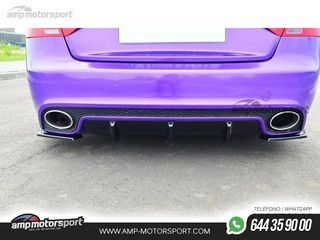 DIFUSOR TRASERO AUDI RS5 2010-2016 NEGRO BRILLO