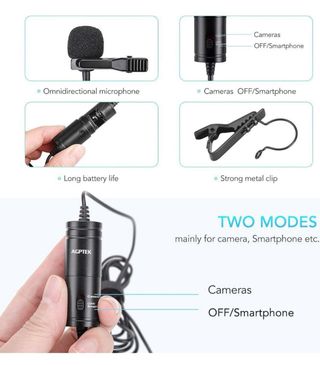 Microfono a Pinza AGPTEK Nuovo