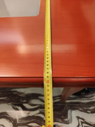 Mesa comedor extensible grande madera y cristal