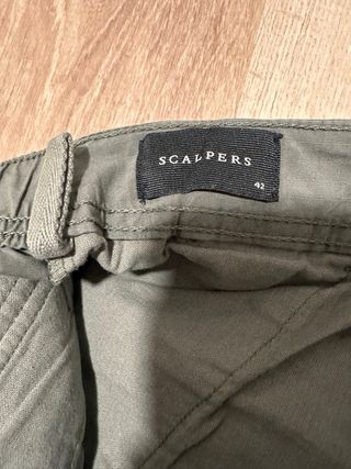 Pantalón cargo Scalpers verde oliva