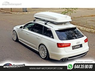 AÑADIDO DE DIFUSOR AUDI A6 C7 2011-2014 NEGRO BRILLO