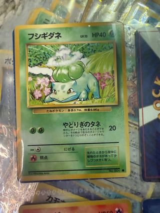 19 hojas cartas Pokémon japonesas vintage