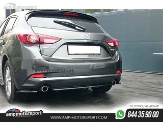 AÑADIDO DE DIFUSOR MAZDA 3 2017-- NEGRO BRILLO