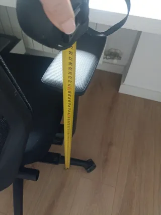 Silla de despacho negra