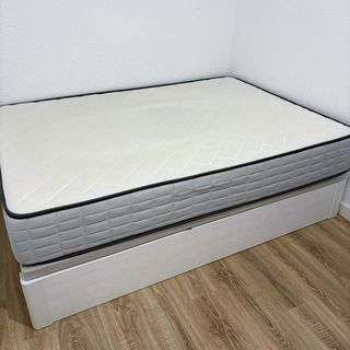 Cama completa: canapé abatible + colchón
