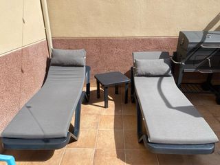 2 Tumbonas de Plástico