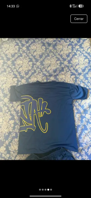 Conjunto chándal corto estampado