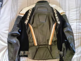 Chaqueta Spidi Talla 48 Negra y Blanca
