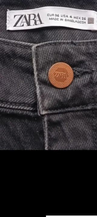 Pantalón corto vaquero negro mujer