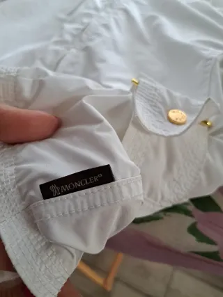 Moncler Giacca Bianca Donna Leggera primaverile