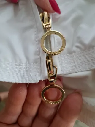 Moncler Giacca Bianca Donna Leggera primaverile