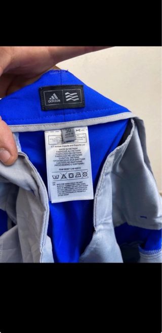 Pantalón chino Adidas azul