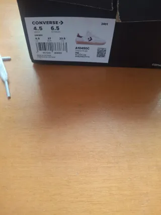 Zapatillas Converse Beige y Rosa