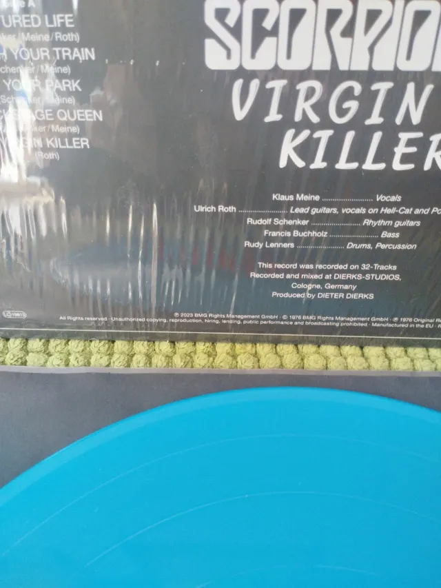 SCORPIONS LP VIRGIN KILLER 2023 BMG HARD ROCK