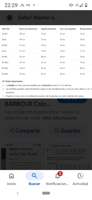 Barbour Bedale C42 Verde Talla L