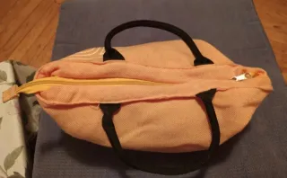 Bolsa de playa amarillo pastel