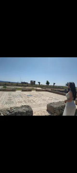 Vestido largo tul estilo griego