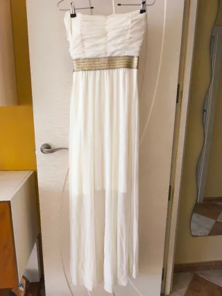 Vestido largo tul estilo griego