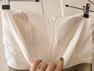 Vestido largo tul estilo griego