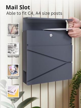 Assorted Collections Buzón de Pared con Soporte pa