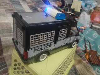 Furgoneta Policía Playmobil con 3 Figura