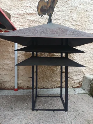 Capuchón de hierro para chimenea