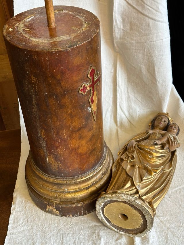 Imagen antigua Virgen del Pilar