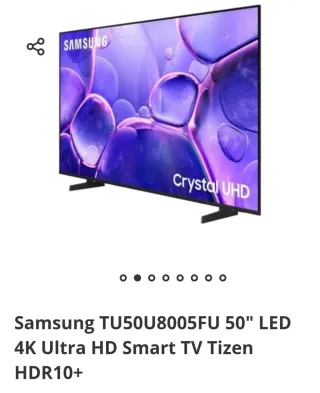 Samsung TU50U8005FU 50 LED 4K Smart TV