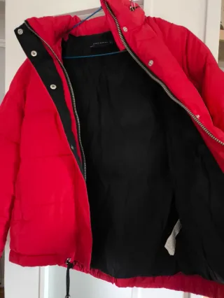 Anorak rojo acolchado