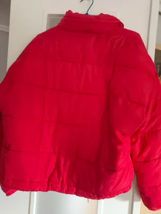 Anorak rojo acolchado