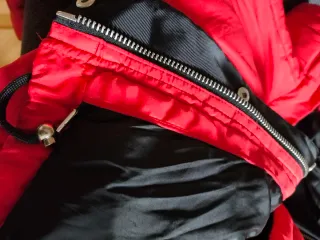 Anorak rojo acolchado