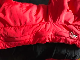 Anorak rojo acolchado