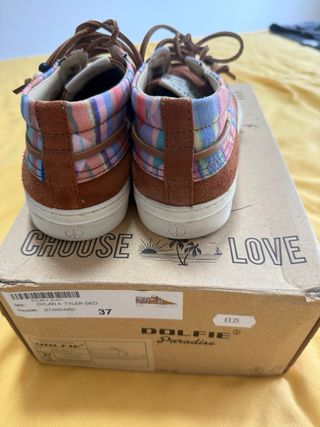 Zapatillas Dolfie Marrones Multicolor