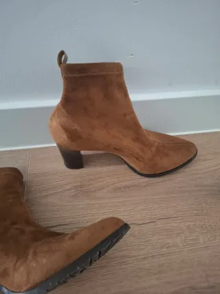 Botines Gloria Ortiz piel marrón