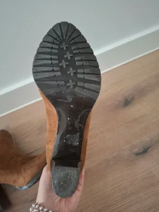 Botines Gloria Ortiz piel marrón