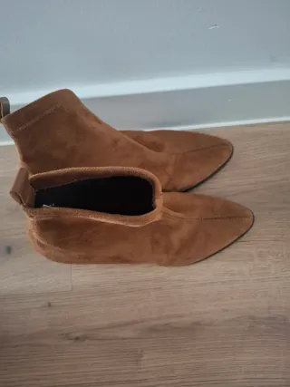 Botines Gloria Ortiz piel marrón