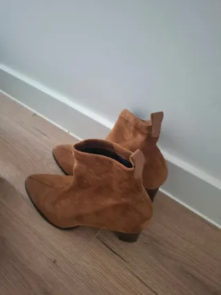 Botines Gloria Ortiz piel marrón